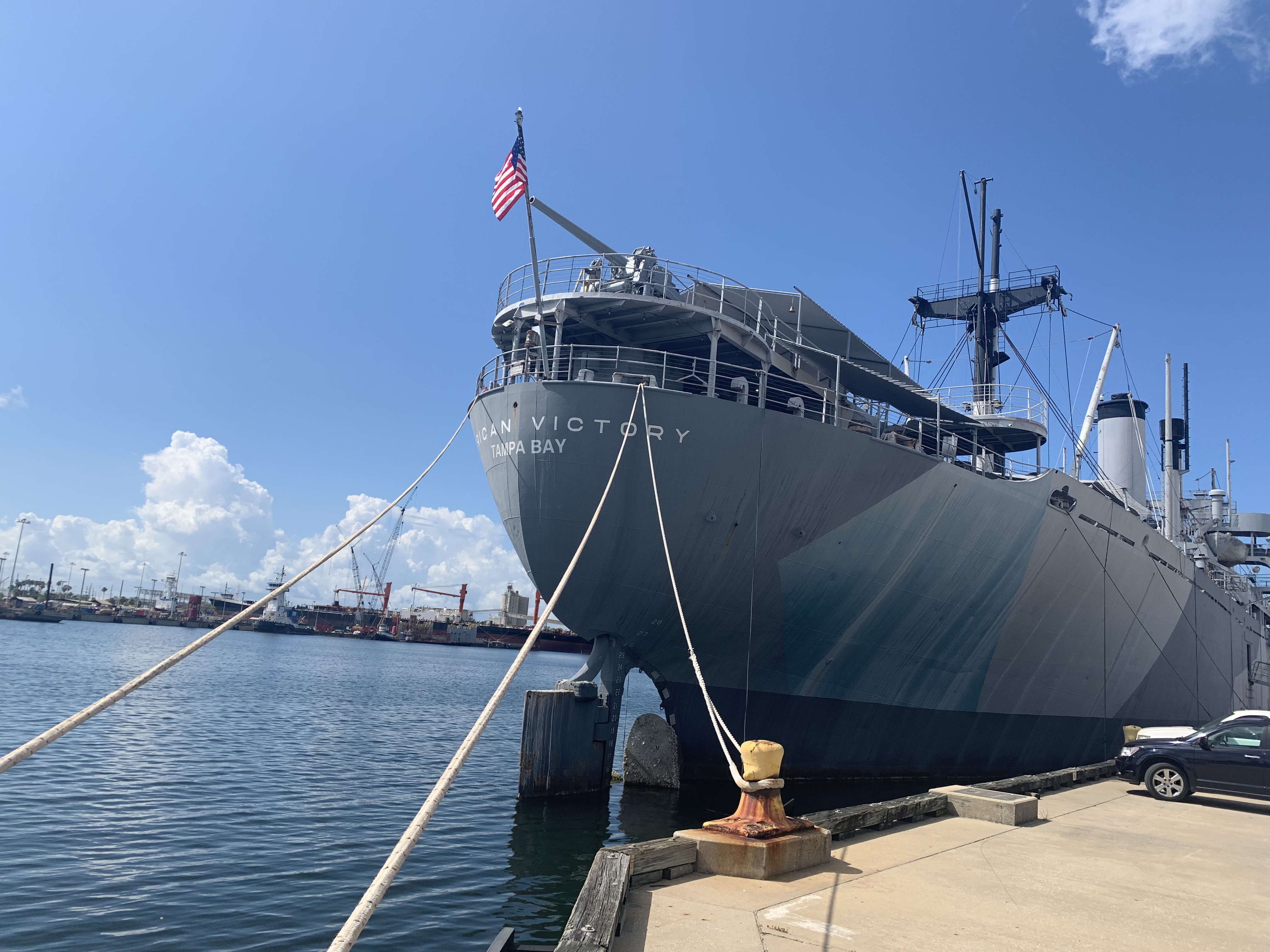 Operating SS American Victory W4AVM for Museum Ships weekend
