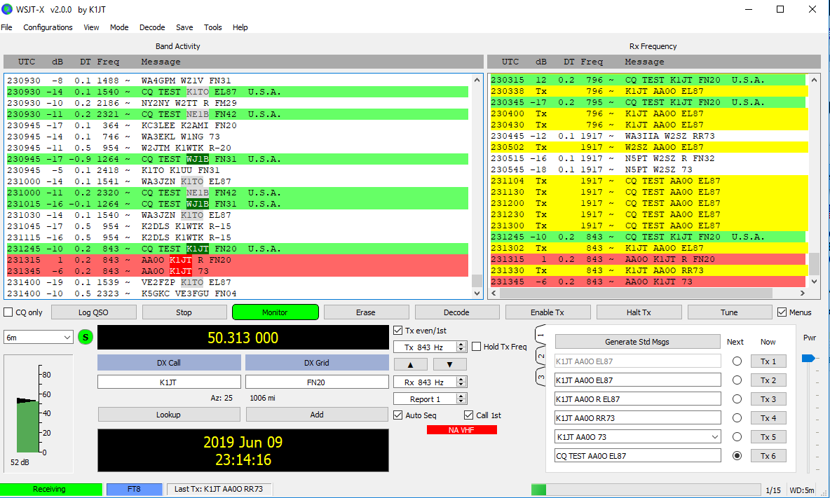 ARRL VHF Contest, 24 contacts, one was K1JT - Radio Blog