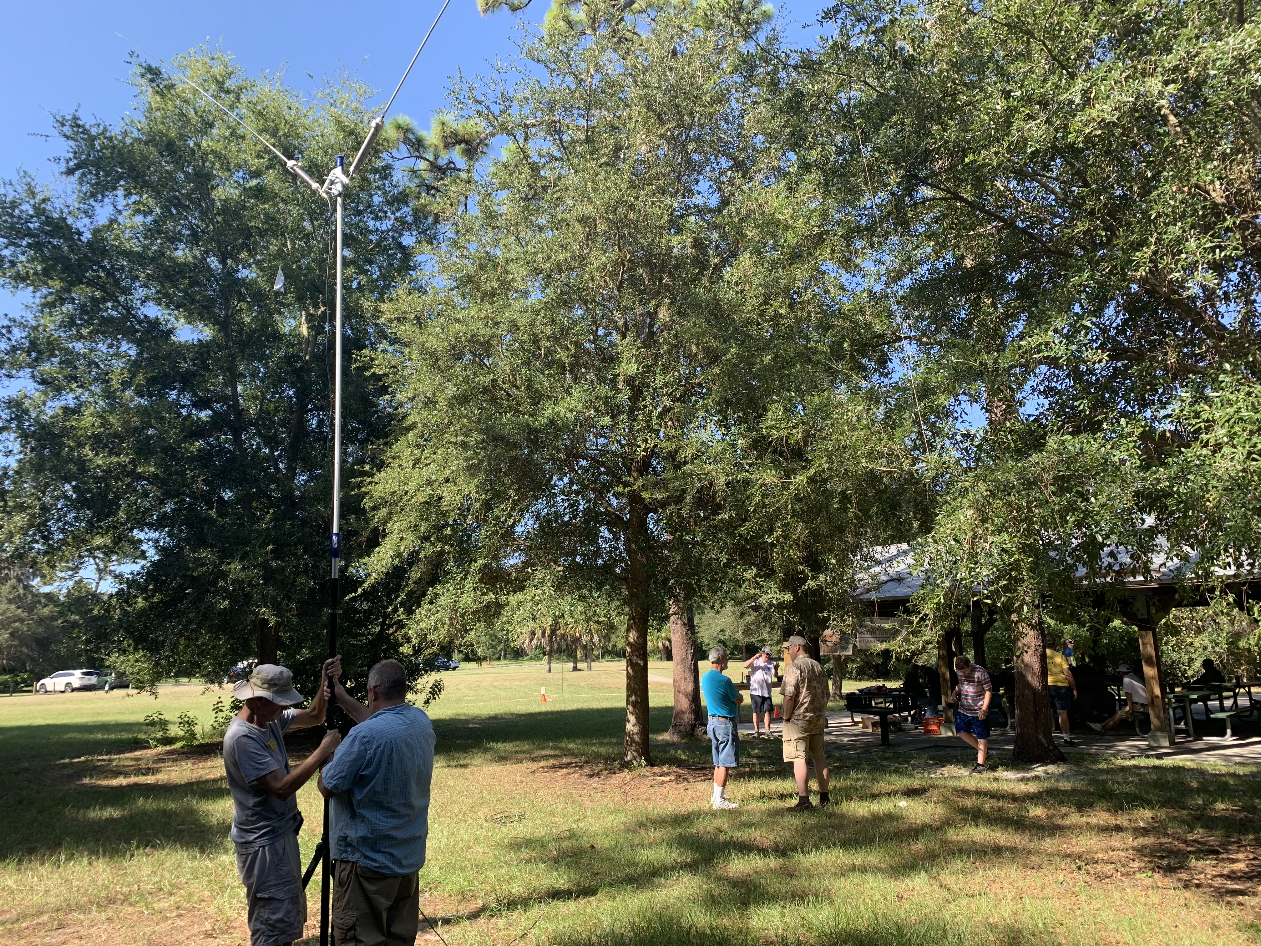 Radio clubs in the park