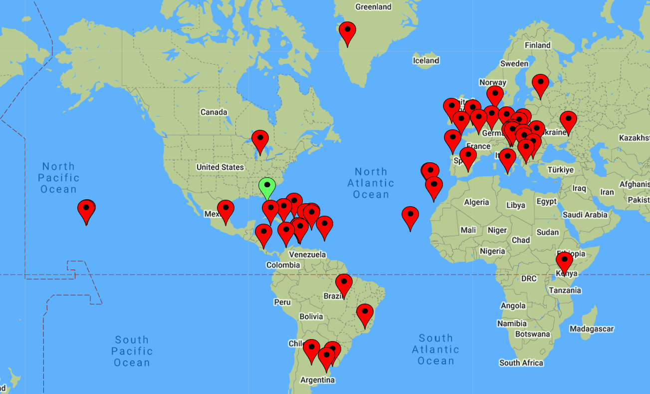 ARRL DX CW 2023 - 57 contacts